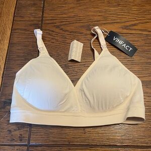 VinFact Cream Wireless Comfort Bra — Soft Everyday Support